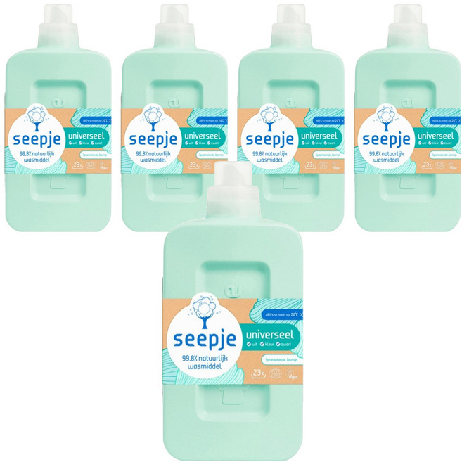 세이피어 유니버셜 스파클링 자스민 세제 본품, 5개, 15L