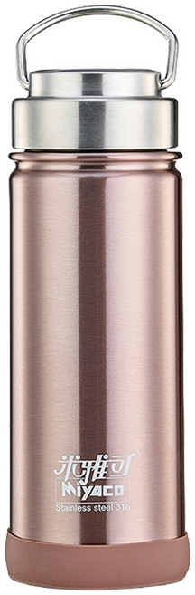 MiyAco 米雅可 經典 316不銹鋼廣口真空保溫瓶, 玫瑰金色, 500ml, 1個