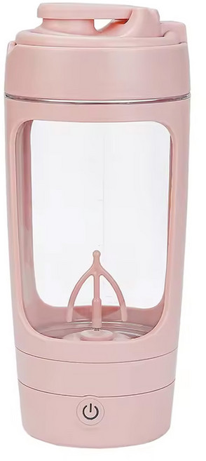 TAILI 太力 USB充電 Tritan自動攪拌杯 VX90, 粉色, 1個, 630ml