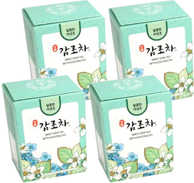 감로700 유기농 달콤한 어성초 감로차, 4개, 1g, 12개입