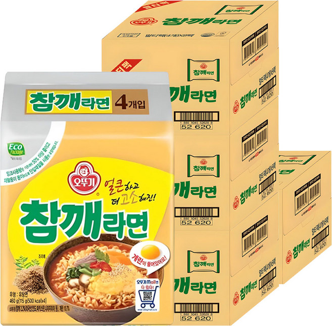 오뚜기 참깨라면 115g, 128개