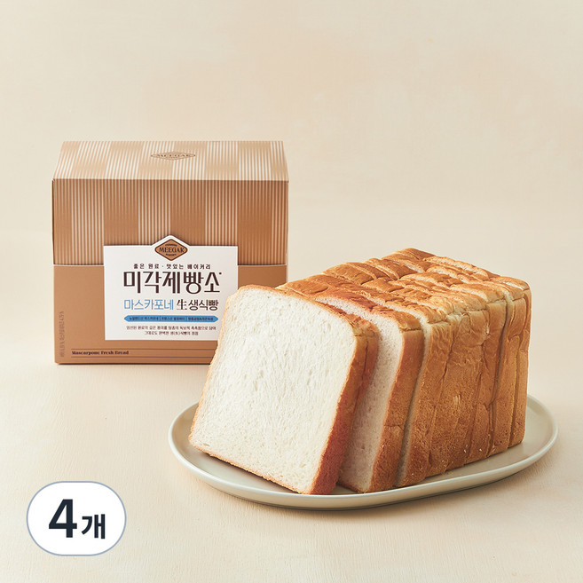 미각제빵소 생식빵, 500g, 4개