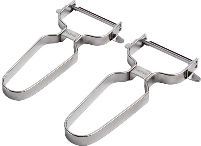 히로유키 감자깎이 채칼, 실버, 2개