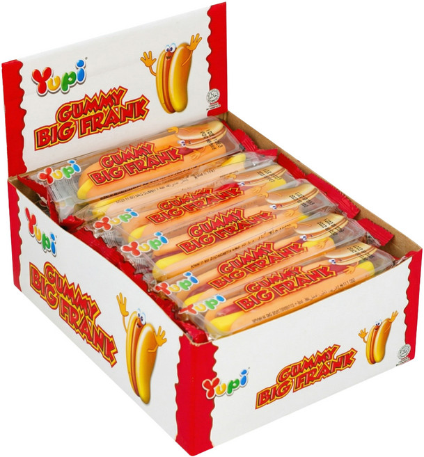 Yupi 大熱狗軟糖, 672g, 1盒