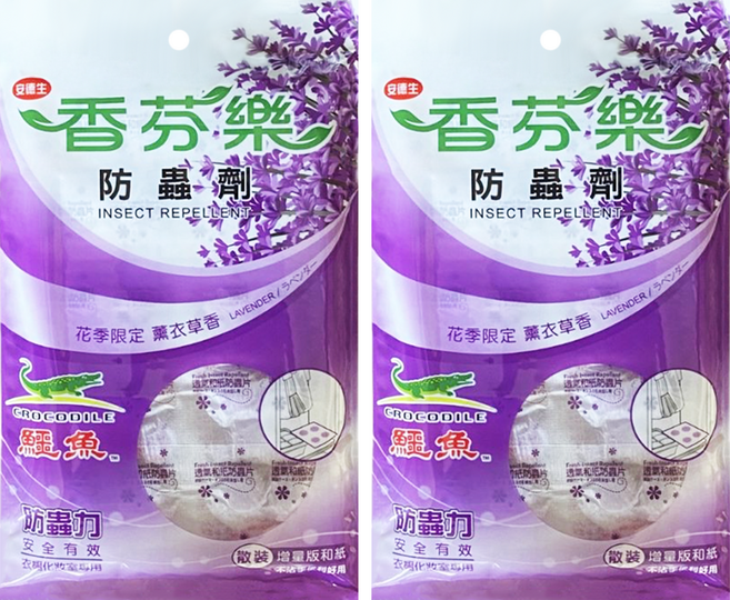 安德生 香芬樂防蟲劑 薰衣草香 增量版和紙, 1包, 2包
