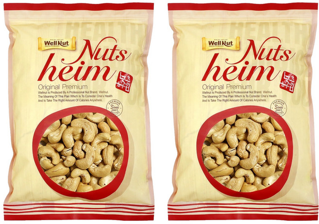 너츠하임 구운 캐슈넛, 200g, 2개