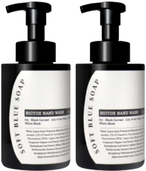 멈칫 바이오톡스 소프트블루 핸드워시, 500ml, 2개