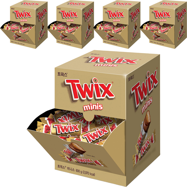 트윅스 미니스 픽앤믹스, 600g, 5개