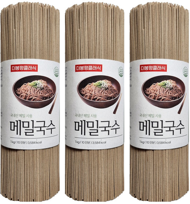 더봉평클래식 메밀국수, 1kg, 3개