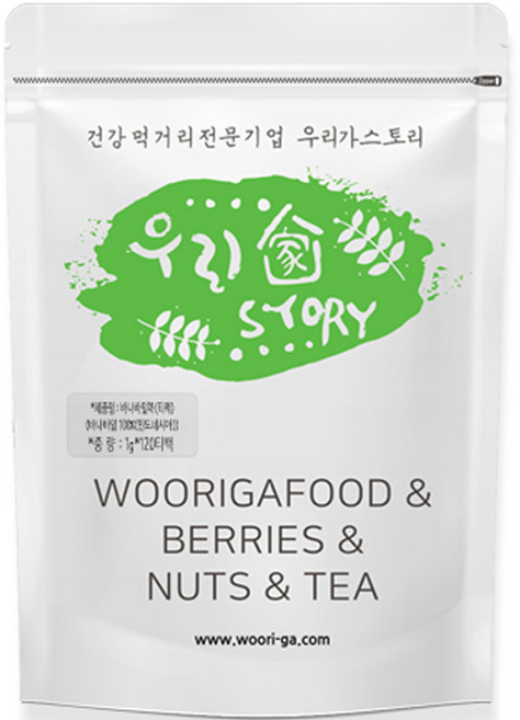 우리가스토리 바나바잎차, 1g, 120개입, 1개