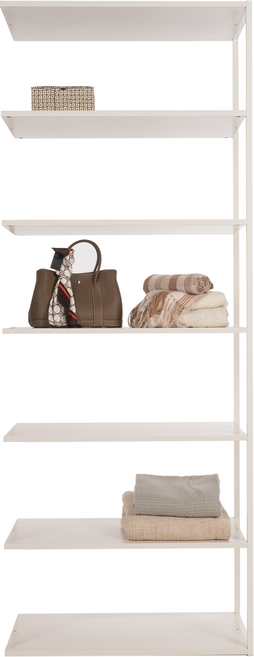 리바트 아일 드레스룸 800 연결형 선반장 방문설치, 화이트