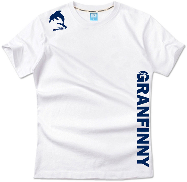 그랜피니 남녀공용 돌핀 반팔 티셔츠 GSN