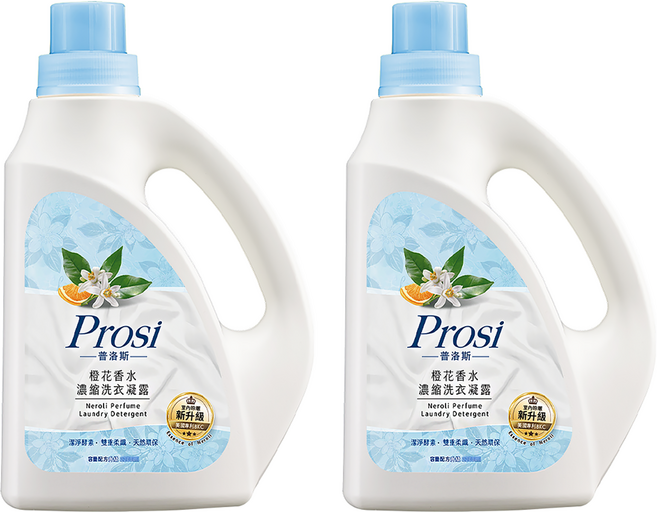 Prosi 普洛斯 香水濃縮洗衣凝露 橙花, 2.2L, 2桶