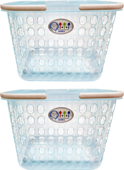 JUSKU 佳斯捷 中櫻花購物籃 #4218, 顏色隨機, 2個