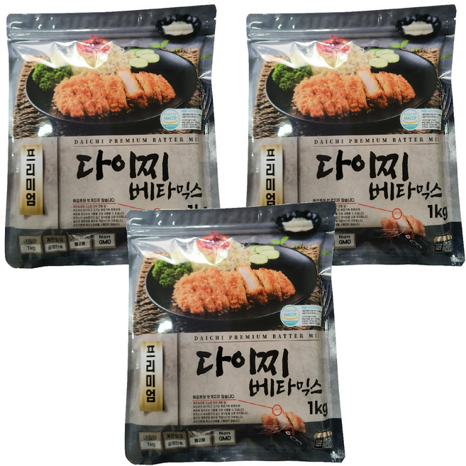 다이찌 프리미엄 베타믹스가루, 1kg, 3개