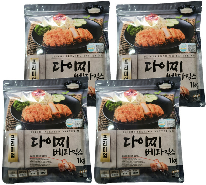 다이찌 프리미엄 베타믹스가루, 1kg, 4개