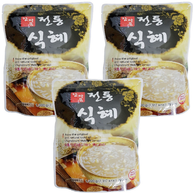 Panax 傳統甜米露濃縮汁, 790ml, 3個