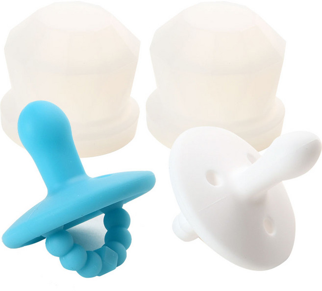 데일리라이크 봉봉 탄생석 노리개 젖꼭지 2종 세트, 06 터키석, 다이아몬드, 2단계(4개월이상), 1세트