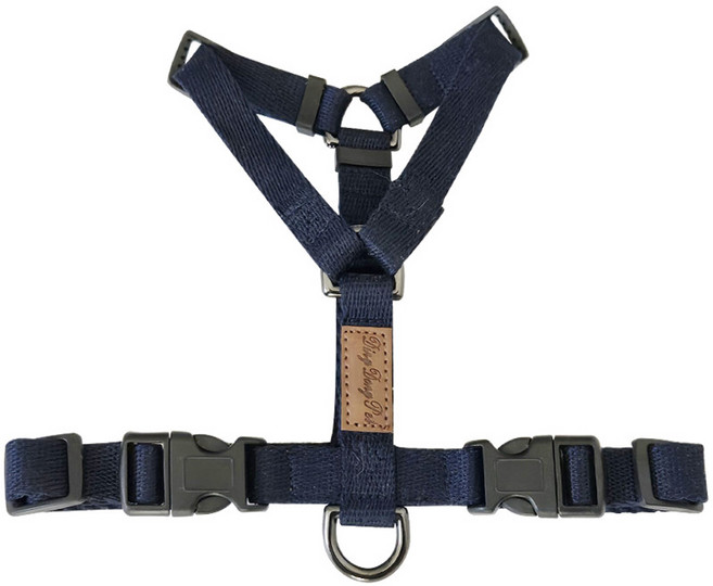 딩동펫 캐시미어 H 하네스 일반형, 네이비, 1개