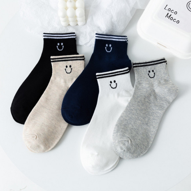 주니데이 미니스마일 양말 5족