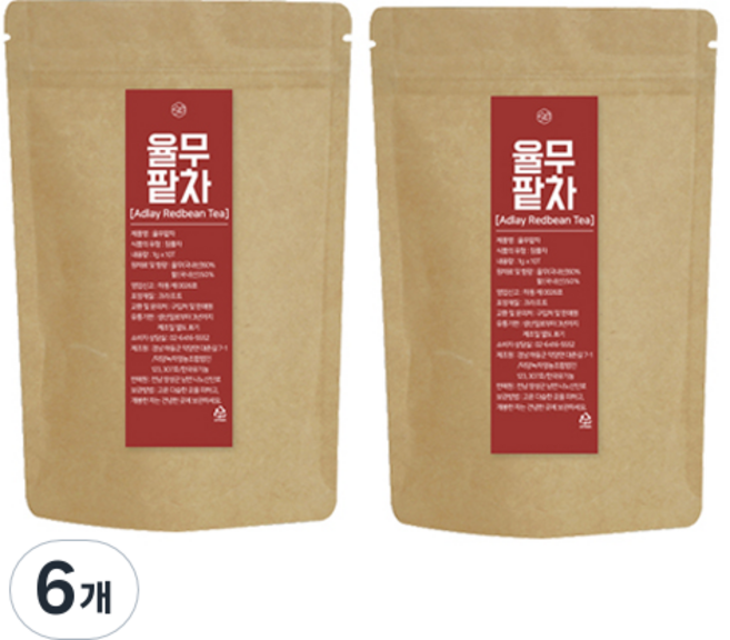 율무팥차, 1g, 10개입, 6개