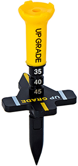 업그레이드 높이조절 에이밍 눈금골프티꽂이, 노랑, 1개