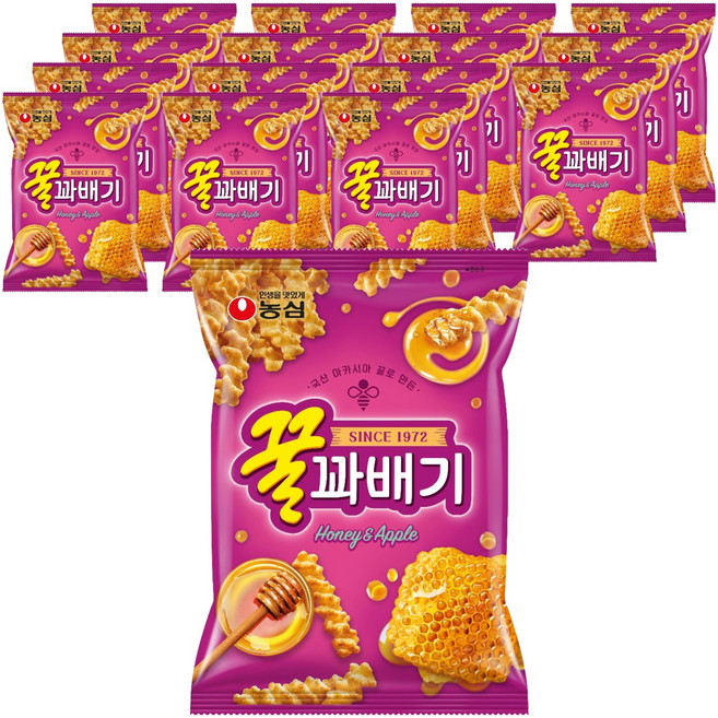 꿀꽈배기, 90g, 16개