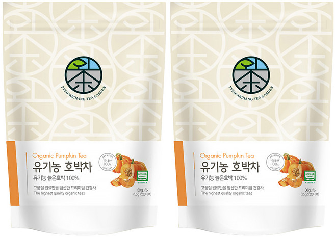 평창다원 유기농 호박차, 1.5g, 20개입, 2개
