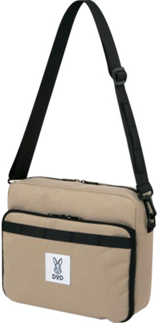 DOD 감성 캠핑 트랜스폼 숄더백, 1개, 베이지