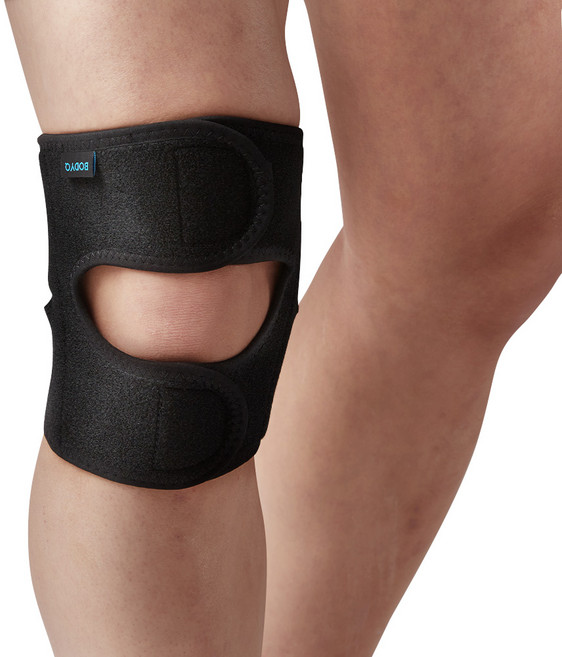 바디큐 닥터스 무릎보호대 GK01, 1개, 블랙