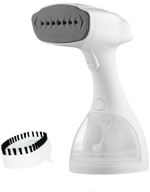 Kinyo 手持式蒸氣掛燙機 加贈可拆式毛刷頭 116*169*247mm 870g, 白色, 1個