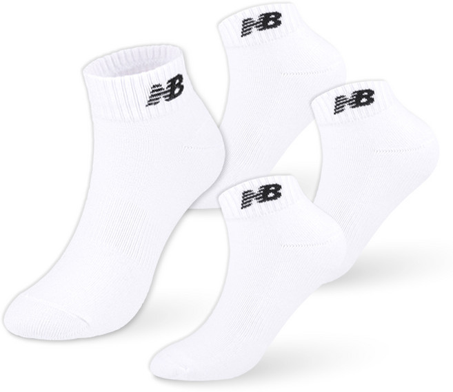뉴발란스 남성용 스탠다드 쿠션 단목 양말 4팩 NBCSDSXL