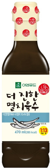이엔푸드 더 진한 멸치육수, 470ml, 1개