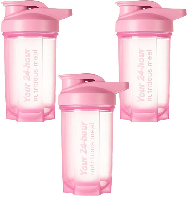 經典手提直飲搖搖杯/攪拌球健身杯 3入 500ml, 顏色隨機, 1組