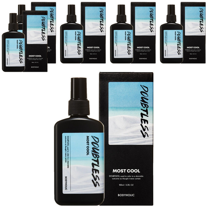 바디홀릭 다우트리스 바디미스트 모스트 쿨, 100ml, 6개