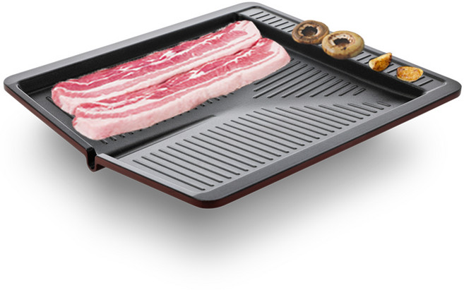 시샘 안심 그릴 고기 불판, 38cm, 1개