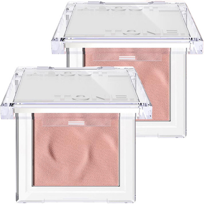 어바웃톤 플러피 웨어 블러셔 4.3g, 02 베쉬풀 핑크, 2개