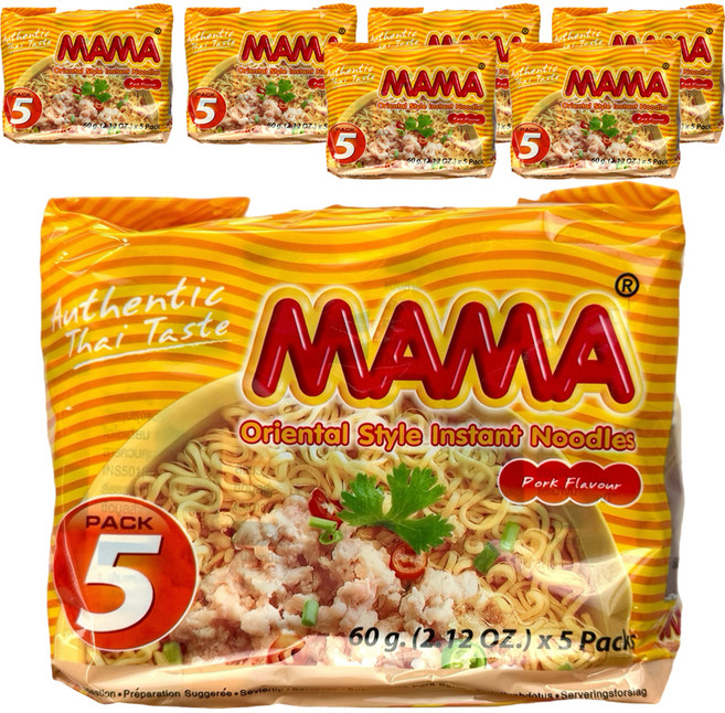 MAMA 泰式豬肉風味泡麵 60g, 35包