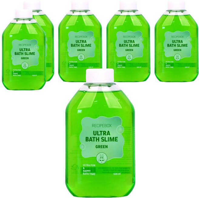 레시피박스 울트라 바스 슬라임 클렌저 그린, 520ml, 6개