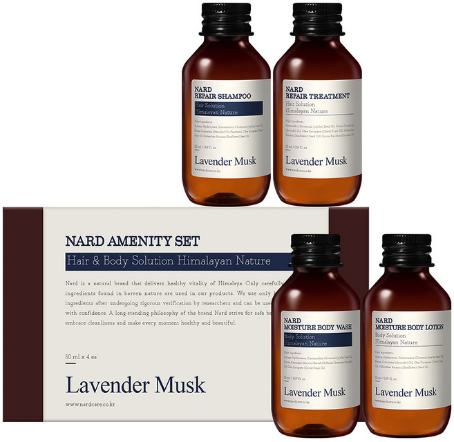 나드 부케가르니 어메니티 4종 세트, 1세트