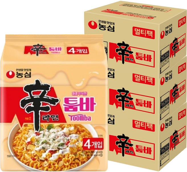 신라면 툼바 137g, 96개