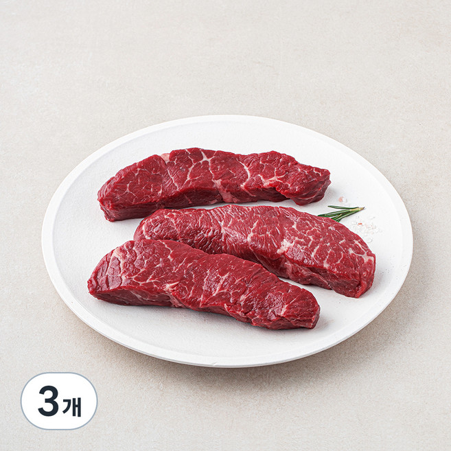 미국산 초이스 살치살 스테이크 (냉장), 600g, 3개