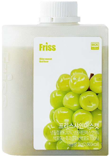 프리스 샤인머스캣 농축액, 1개, 1kg