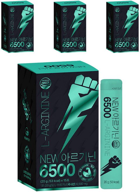 라이프힐 NEW 아르기닌 6500, 300g, 4개