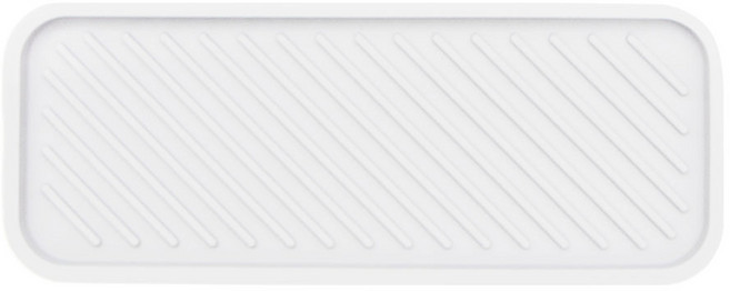네이처안 실리콘 식기 건조 매트, 1단, 화이트, 1개