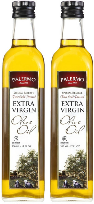 팔레르모 엑스트라버진 올리브오일, 500ml, 2개