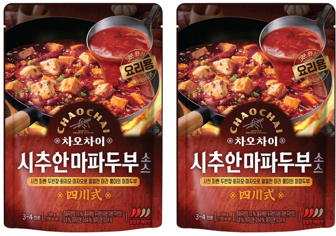 차오차이 시추안 마파두부 소스, 150g, 2개