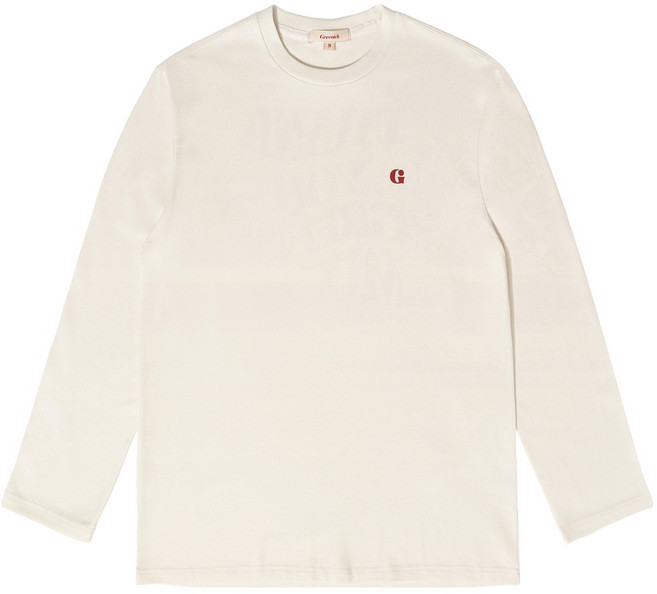 그리니치 땡큐 백 포인트 긴팔 티셔츠