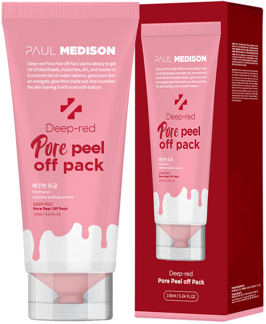 폴메디슨 딥레드 포어 필오프 팩 155ml, 1개입, 1개