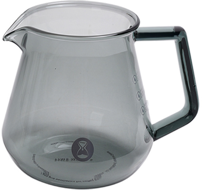 TIMEMORE 泰摩 玻璃分享壺 黛黑色, 600ml, 分享壺, 1個